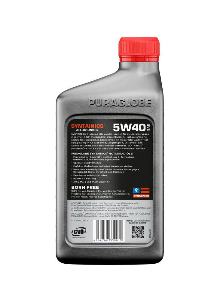 5W40 SYNTAINICS MCO ZERO UP® "All-Rounder"