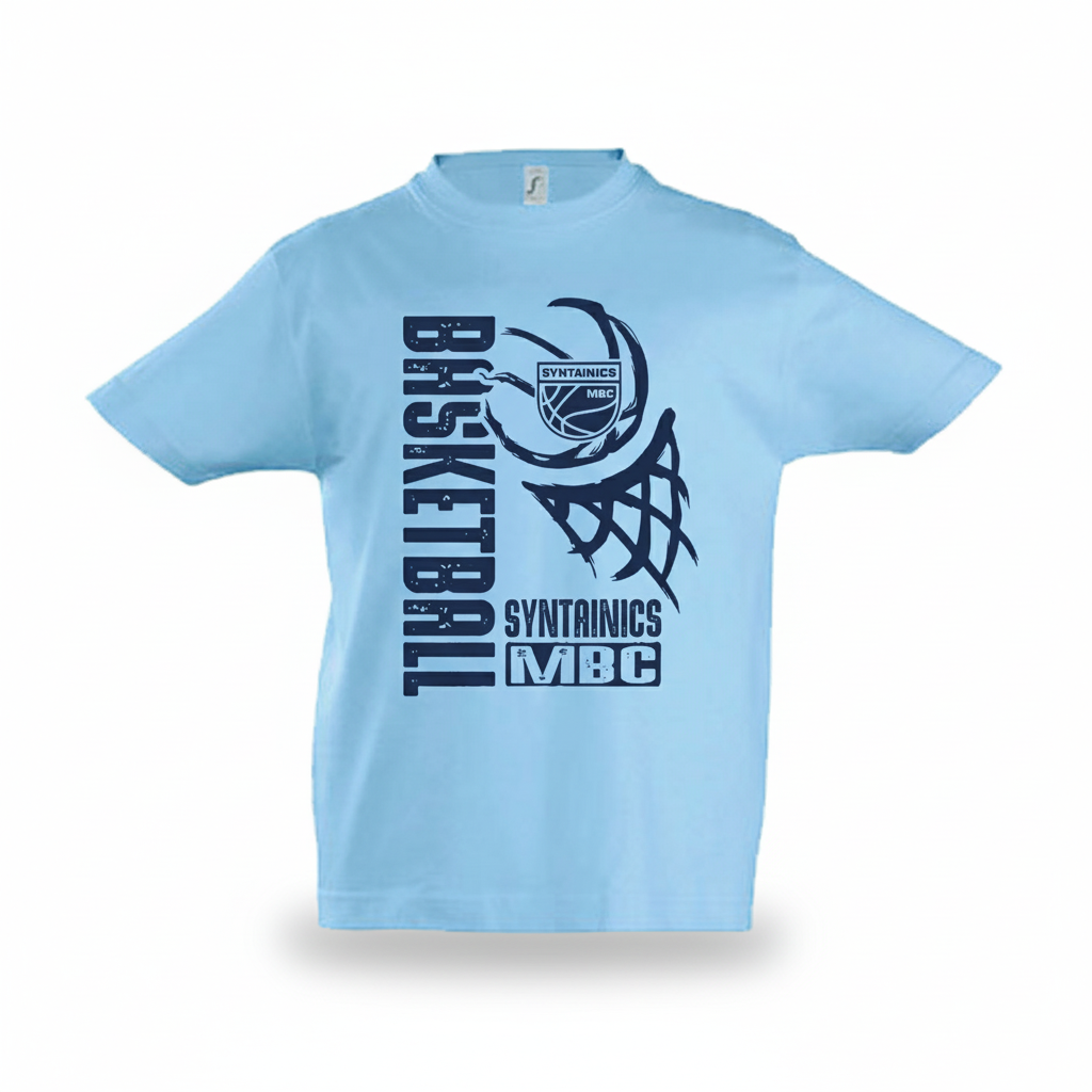 Kids T-Shirt Sky Blue SYNTAINICS MBC