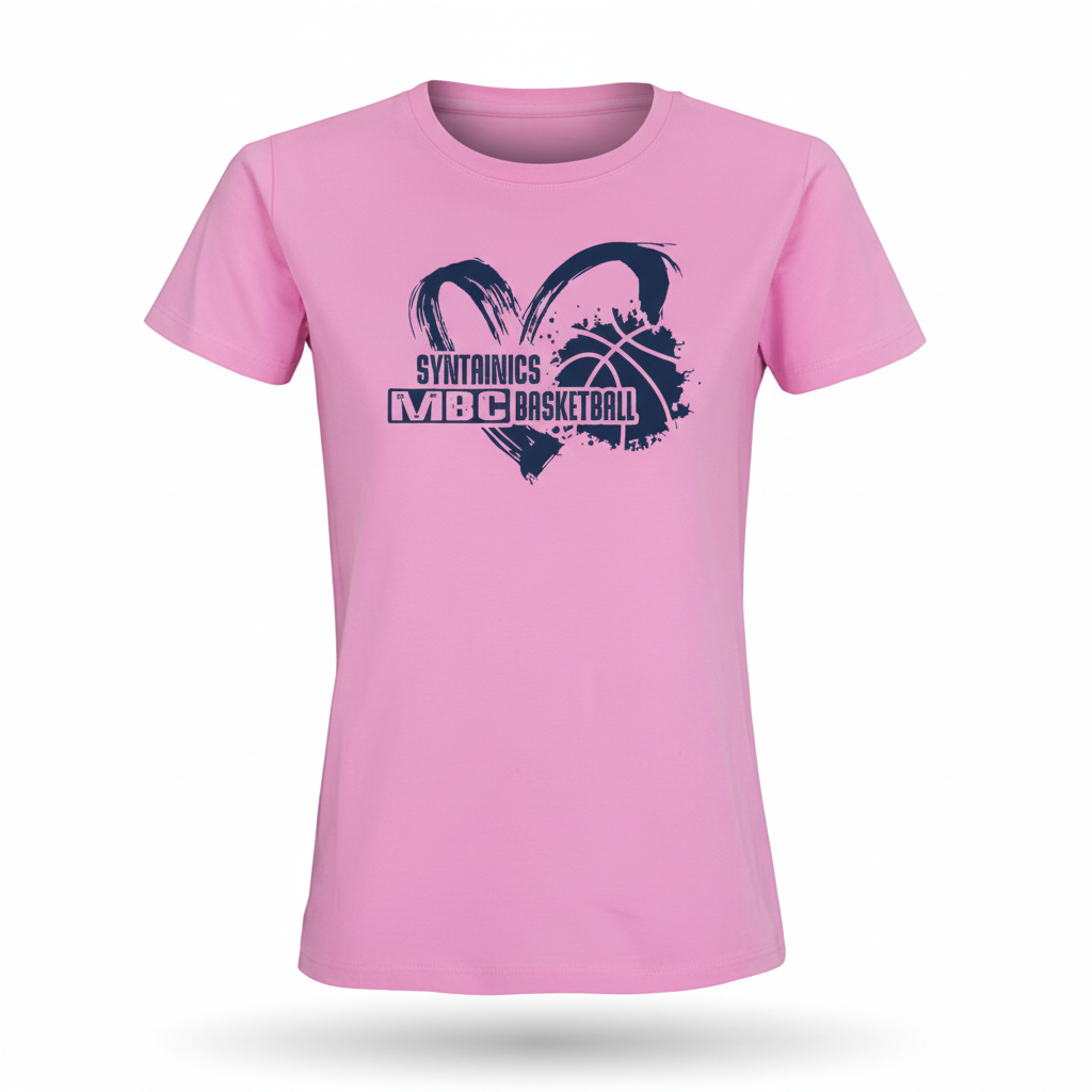 Damen T-Shirt Pink SYNTAINICS MBC