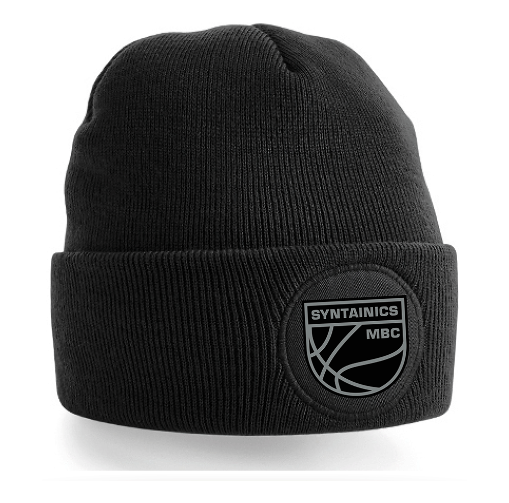 Wintermütze Beanie schwarz/grau