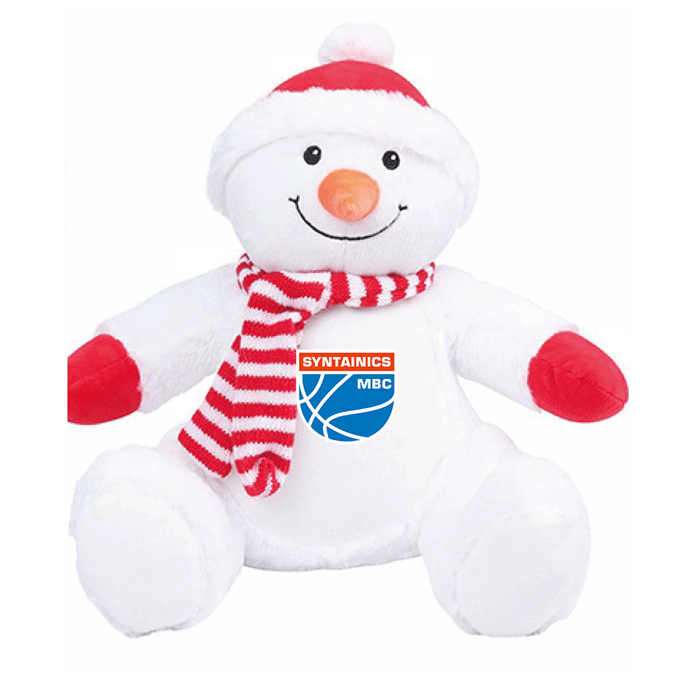 Plüsch-Schneemann