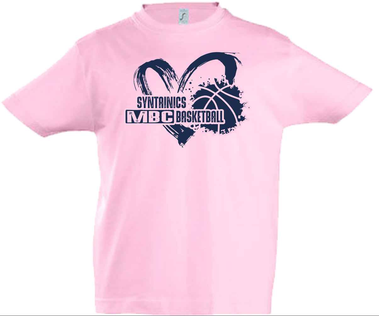 Kids T-Shirt Medium Pink SYNTAINICS MBC