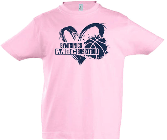 Kids T-Shirt Medium Pink SYNTAINICS MBC