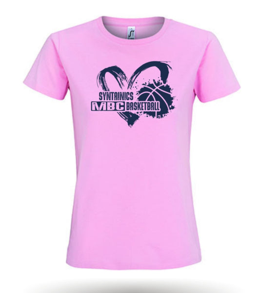 Damen T-Shirt Pink SYNTAINICS MBC