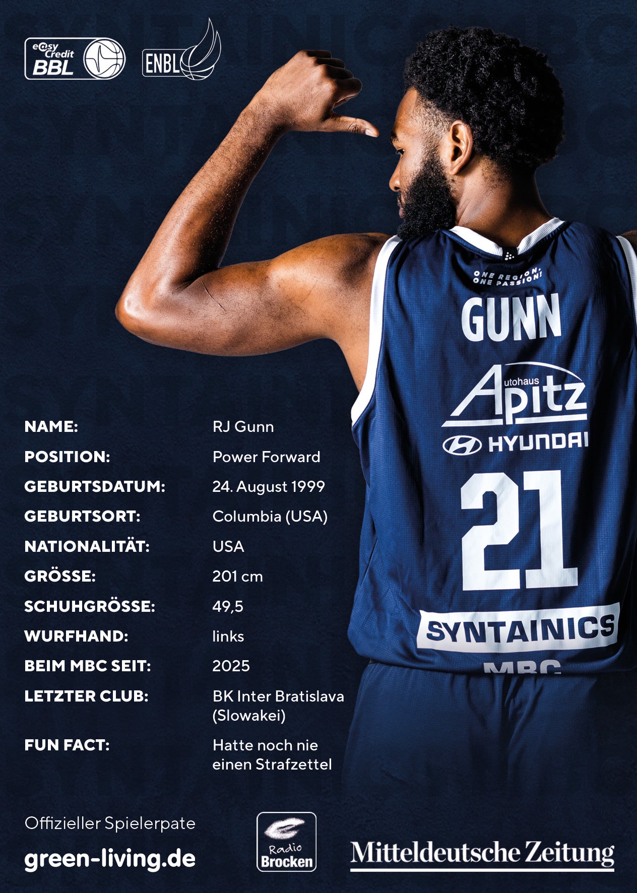 SYNTAINICS MBC Autogrammkarten Satz