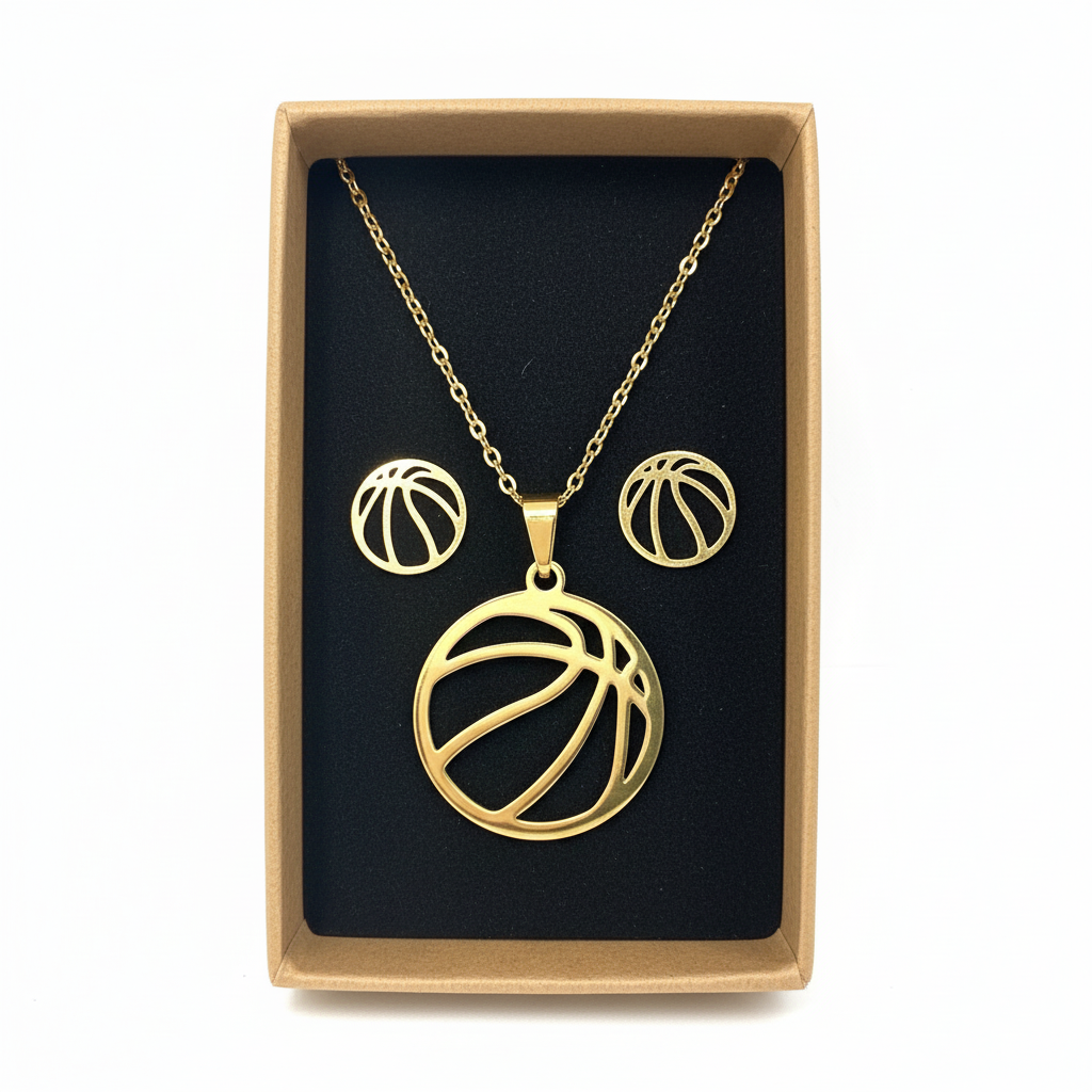 Set Kette und Ohrstecker