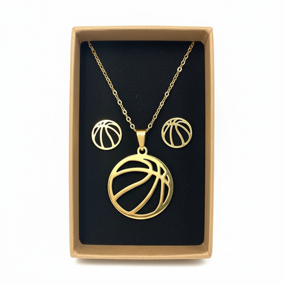 Set Kette und Ohrstecker