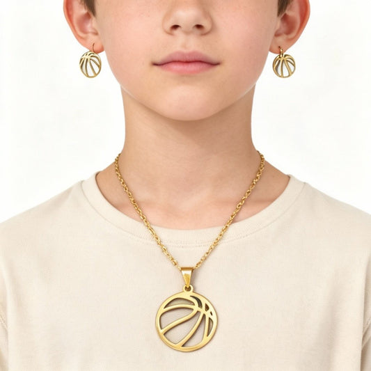 Set Kette und Ohrstecker
