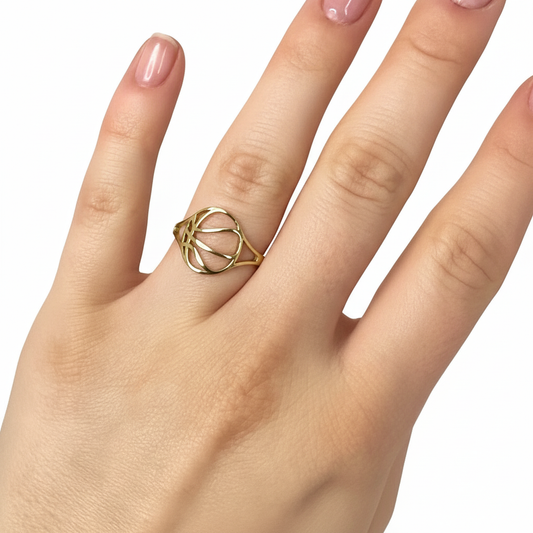 Ring in Goldoptik