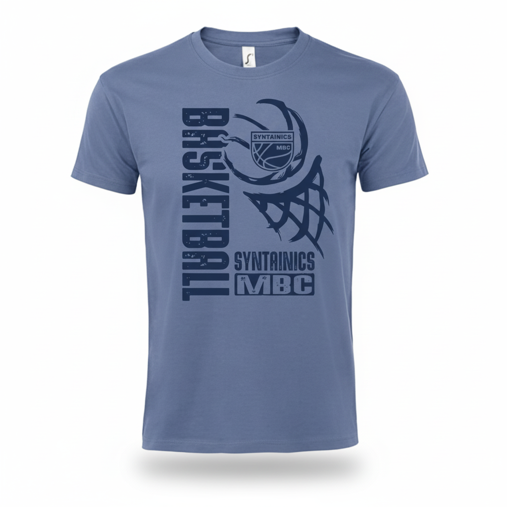 T-Shirt Blau SYNTAINICS MBC