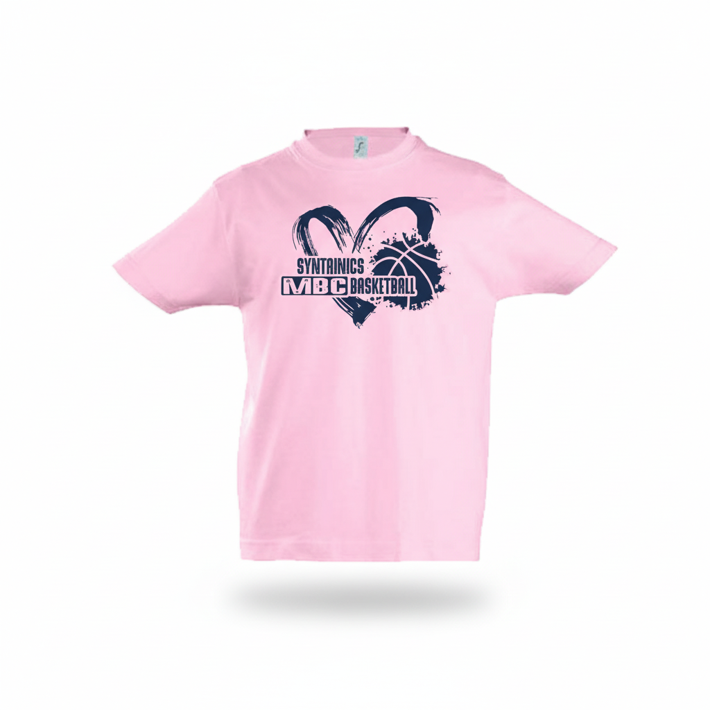 Kids T-Shirt Medium Pink SYNTAINICS MBC