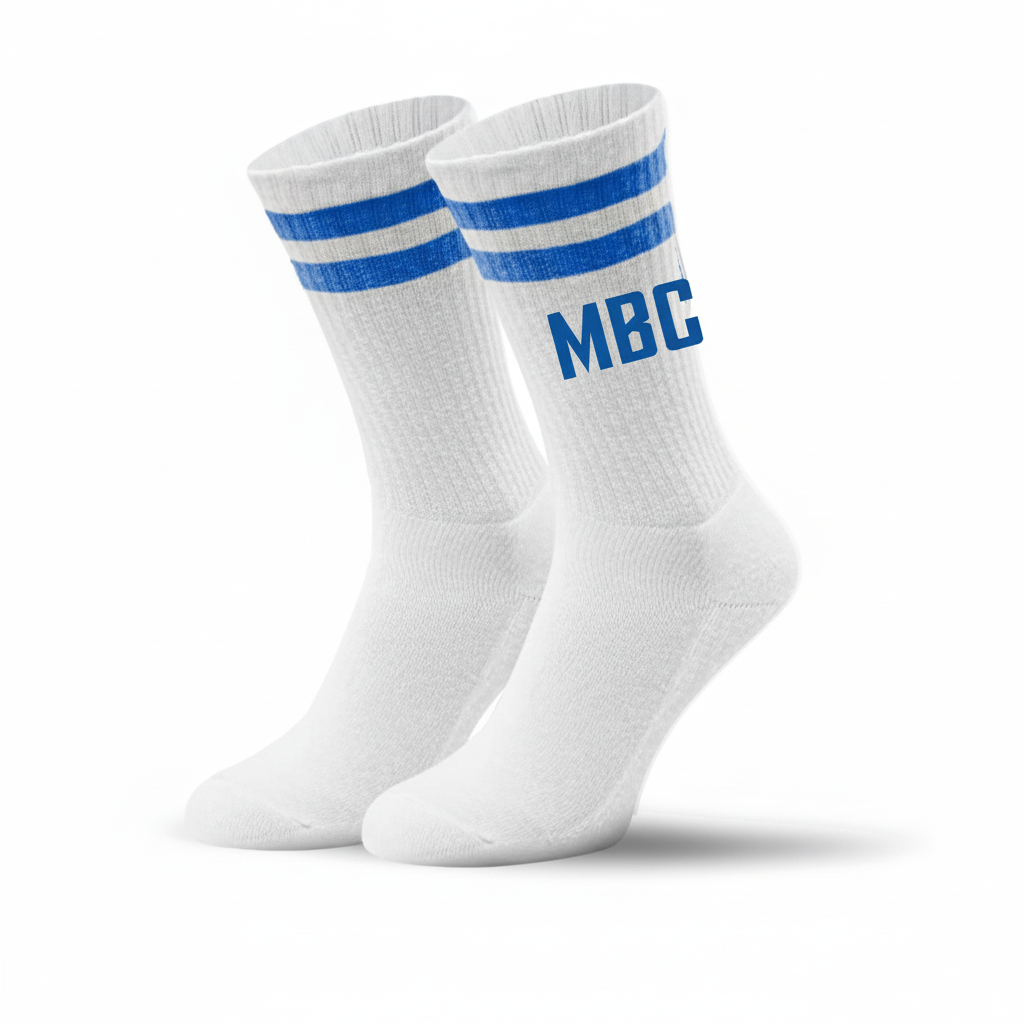 Socken Schriftzug MBC
